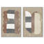 Puzzle Catcher Set Abstract Canvas Print by Oliver Gal, Black Frame, 10 x 15-537509165-537509164