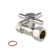 Kingston Brass Concord 5/8-Inch OD Comp x 1/2-Inch OD Comp Quarter-Turn Straight Stop Valve