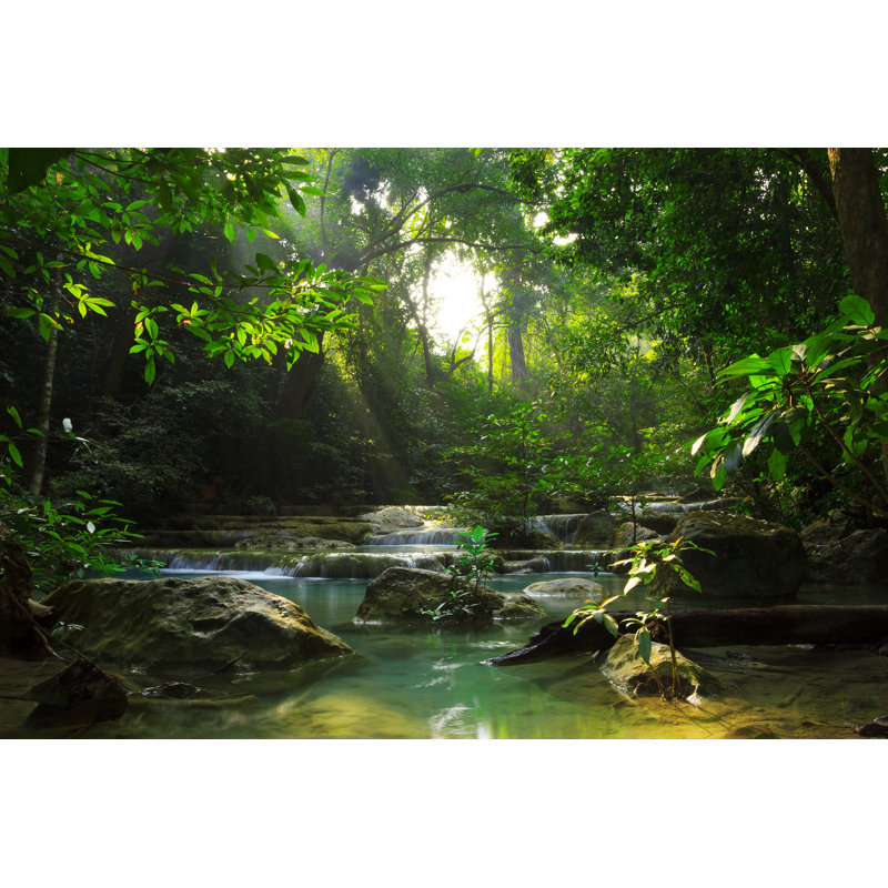 Erawan National Park - Wrapped Canvas Print, 30cm H x 46cm W x 3.8cm D