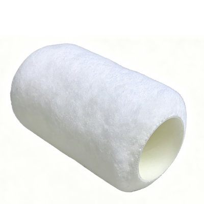 FixtureDisplays® 4 Inch Mini Paint Roller Cover White Polyester Roller Refill for Latex Paint Waterproof Coatings Oil Paint, Lint-Free Smooth Finish, Reusable Painting Tool 16188