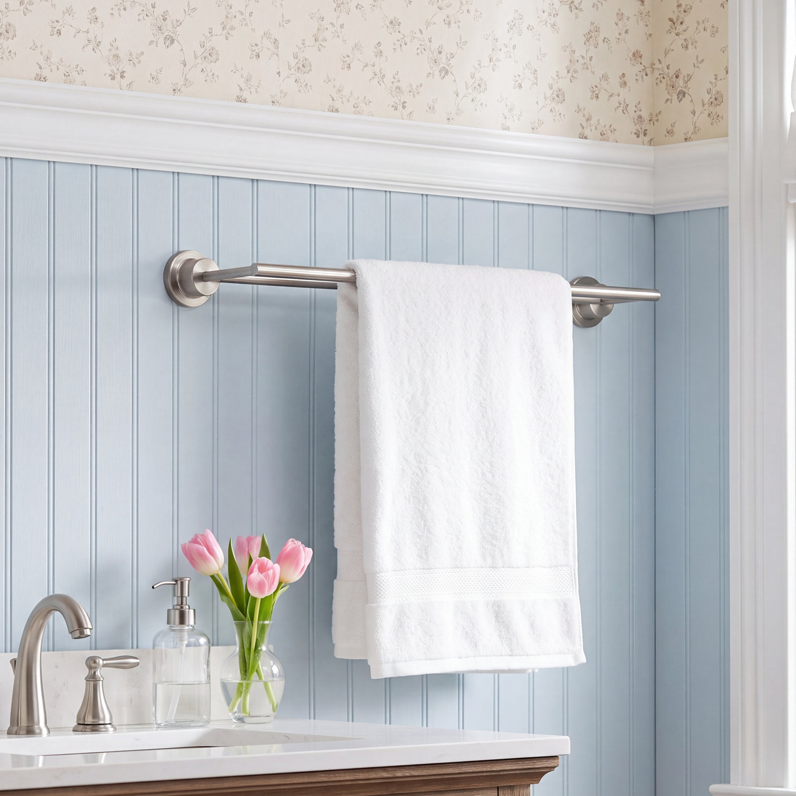 Concord 30" Dual Towel Bar, Brushed Nickel