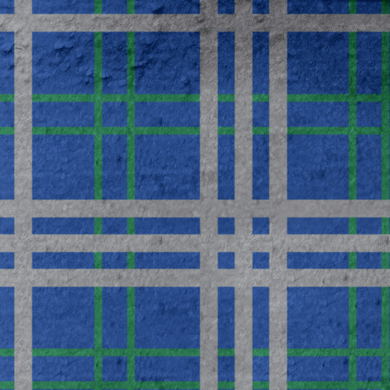 Beach Towel, Microfiber, Blue/Green/Silver