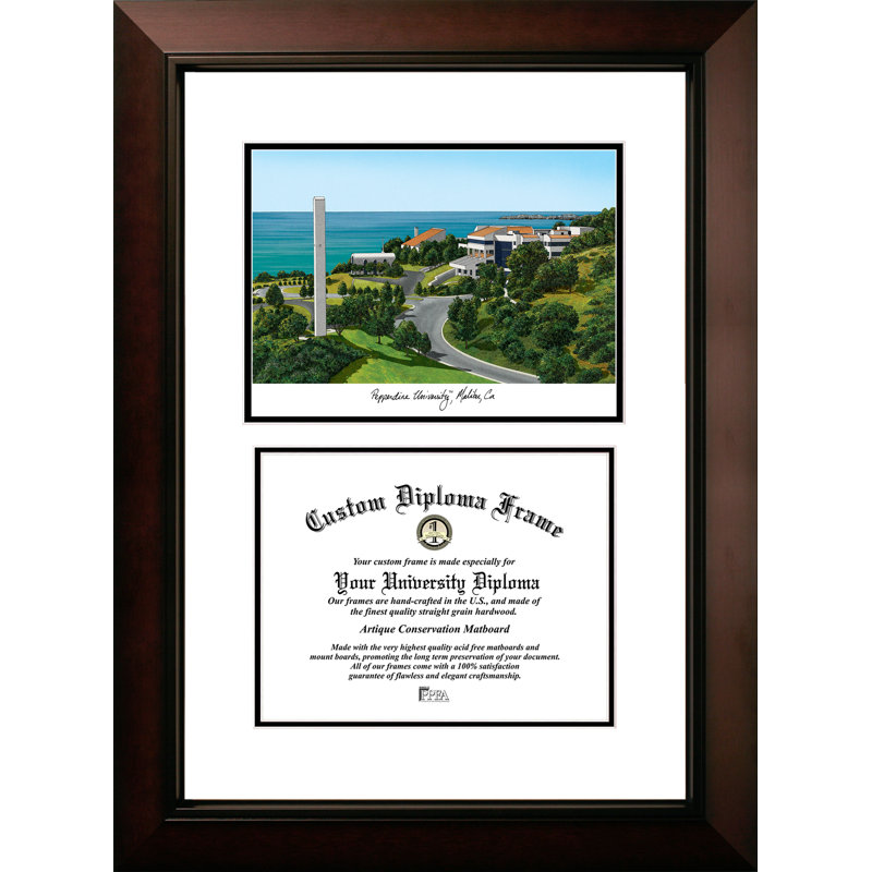 Cadre photo pepperdine universitaire legacy universitaires NCAA