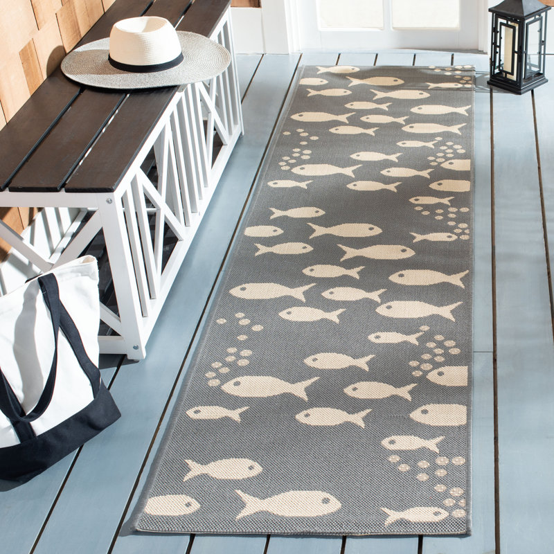 Madhu Performance Indoor/Outdoor Area Rug, Runner 2'3" x 12'