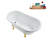 57.5'' x 29.5'' Soaking Acrylic Bathtub-83636132-83636138