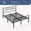 Base de lit plateforme en métal avec tête de lit et pied de lit Brandee-1895883201-1982115014