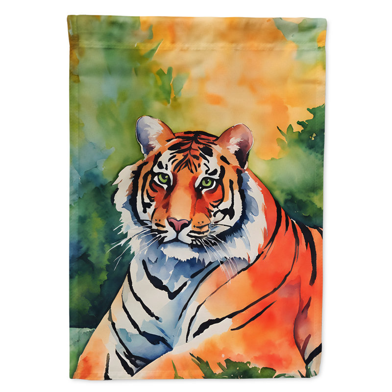 Drapeau de jardin en polyester double face H 15,5 po x l 11,25 po