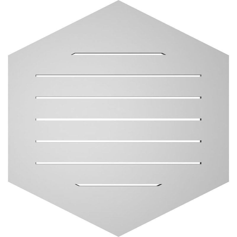 Pente verticale verticale en uréthane 6 pi, 1" H x 28" W x 30" L