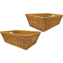 Bay Isle Home Saisha 3 Piece Wicker Basket Set Bay Isle Home