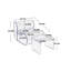 Chaise d'appoint avec repose-pieds House Hold-40822055
