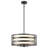5 - Light 18.9" Dimmable Farmhouse Modern Drum Chandelier For Dining Room, Bedroom-258052474