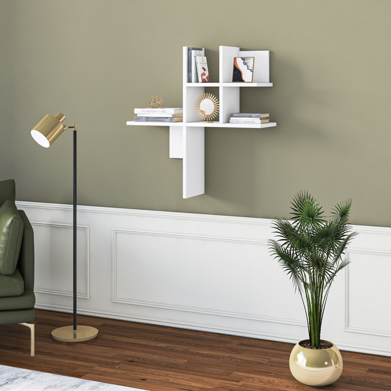 Tablette murale Balance, Blanc