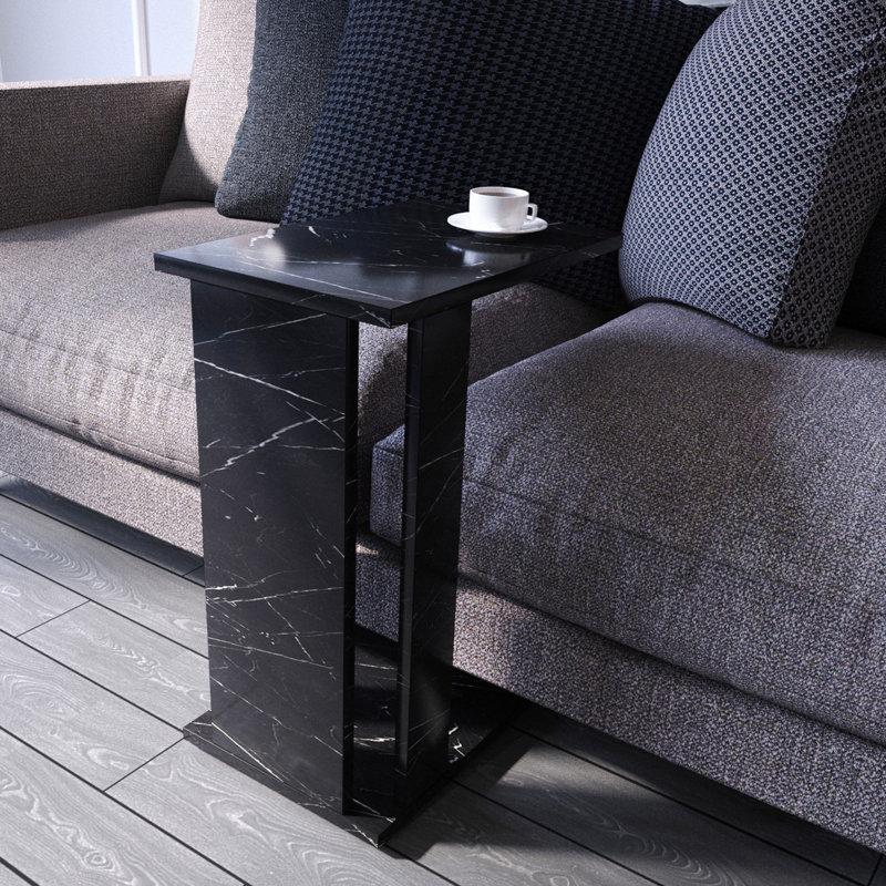 Rathnait End Table, Black