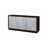 Geranio Metallic Silver & Walnut Finish Console Cabinet