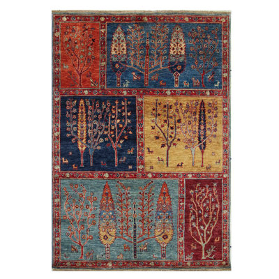 Handmade Wool Geometric Area Rug
