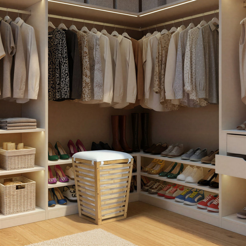 Panier à linge en bambou Darcy