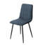Aspen Sintered Stone Round Table with 4 Straight Stitch Upholstered Fabric Chairs - Modern Dining Set-1512994312