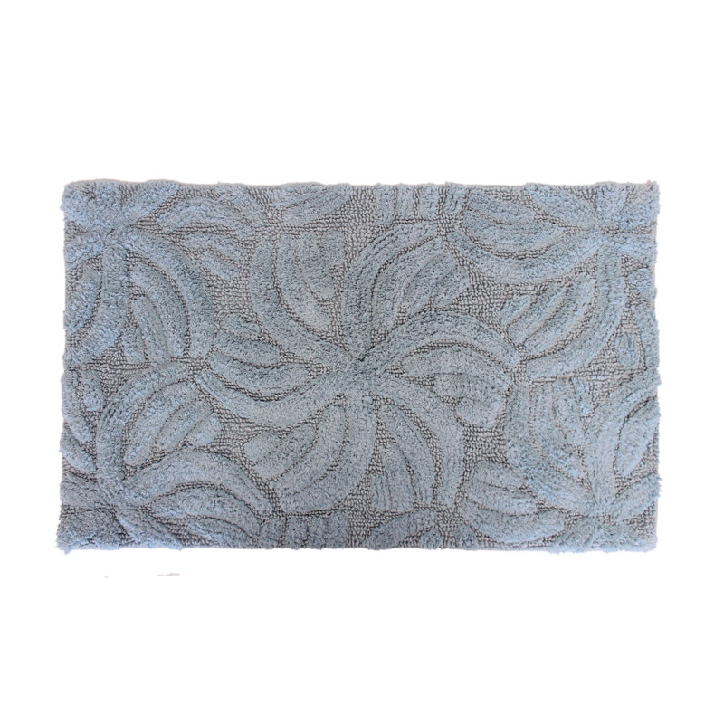 Tapis pour salle de bain Kwong, Bleu