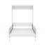 Grand lit escamotable avec coussin-2045932398