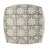 Ava Square Floral Pouf Ottoman