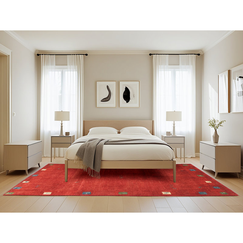 Ankenbaer Abstract Indoor Rug, Rectangle 5' x 8'