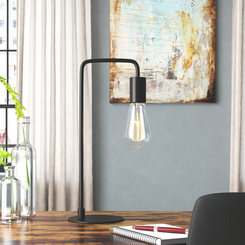 Lampe de bureau 15,9 po, Noir