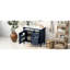 Meuble-lavabo de salle de bain 36 po - Armoire moderne bleue avec tiroirs. 2 tiroirs, tiroir coulissant pour rangement organisé. Et armoire contemporaine. Pratique avant-gardiste-1116421290-1116421291
