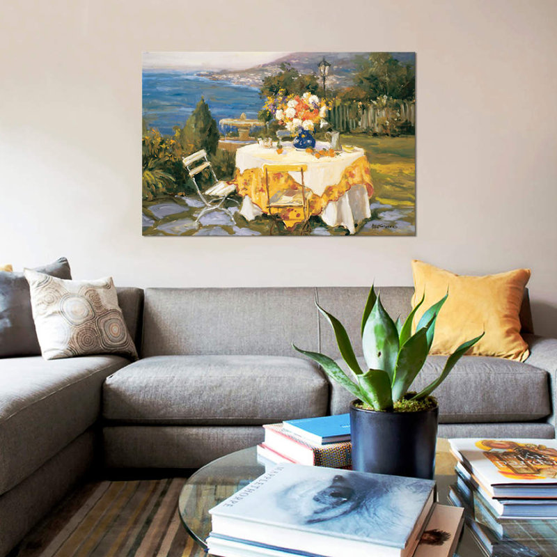 «Morning Light», reproduction sur toile, H 8 po x l 12 po x P 0,75 po, Toile tendue, Pas de tapis
