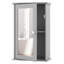 Alphonia 34mm W 53mm H Surface Framed Medicine Cabinet Mirror 1 Fixed