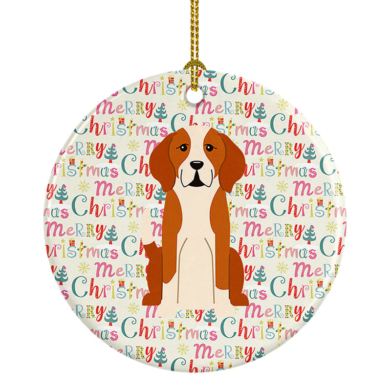Ornement suspendu Merry Christmas