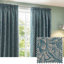 Grantley Jacquard Pencil Pleat Curtains-250728540-250728519
