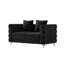  Causeuse en velours 58,8 po Modern-1115028372