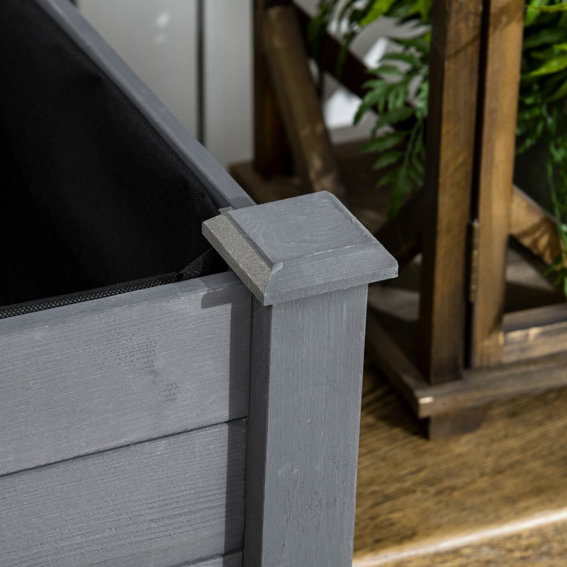 Elevated Wooden Planter Box