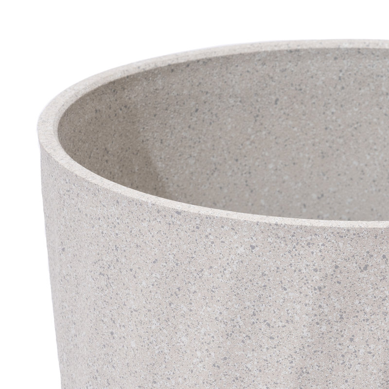 Pot à fleurs en résine Bee, Blanc, 2, H 24 po x l 13,8 po x P 13,8 po