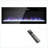 Electric Fireplaces 60 Inch Recessed/Wall-Mounted with Remote, Multi-Color Flame &amp; LED Heater | Tempered Glass+Sheet Metal+Plastic | Vent Free