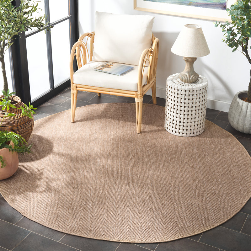 Tapis naturel en sisal performance 104, Rond 6 pi 7 po