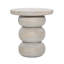 Demetra Mango End Table, White