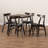 Chikamara 4 - Person Solid Wood Top Four Leg Dining Set-2106762219