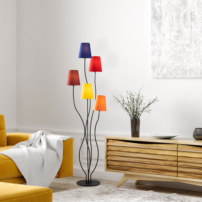Nouveauté 17,292 po Chamond, Noir, Bleu / rouge / brun / jaune / orange