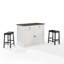 Ensemble d'îlot de cuisine 47,75 po Kaidy