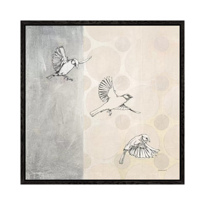 Sparrows Alighting by Kathrine Lovell - Painting on Canvas