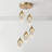 Zeinab 5 - Light Dimmable LED Teardrop Chandelier