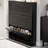 Black Solid wood Shoe Storage