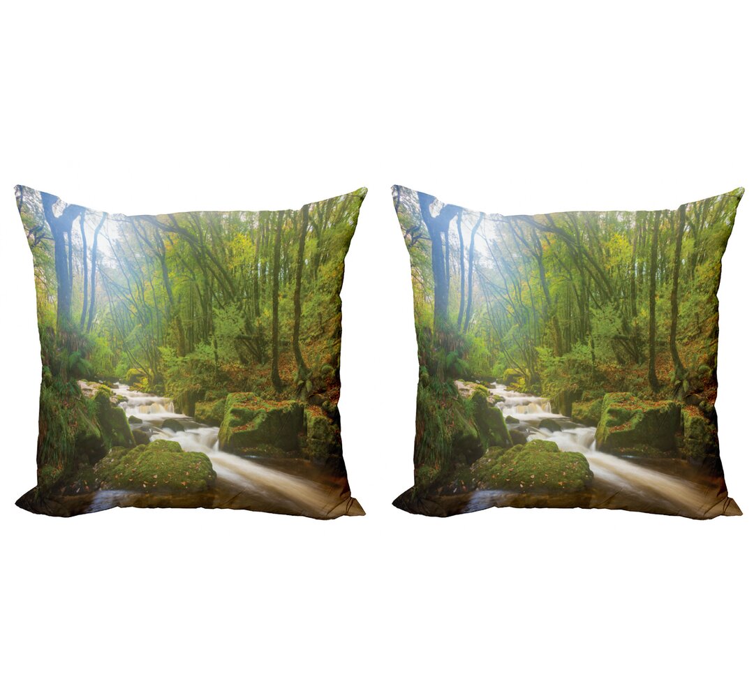 Vargas Forest at Golitha Falls Cushion Cover