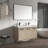 Lunea 48'' Double Bathroom Vanity with Resin Top-1960463281