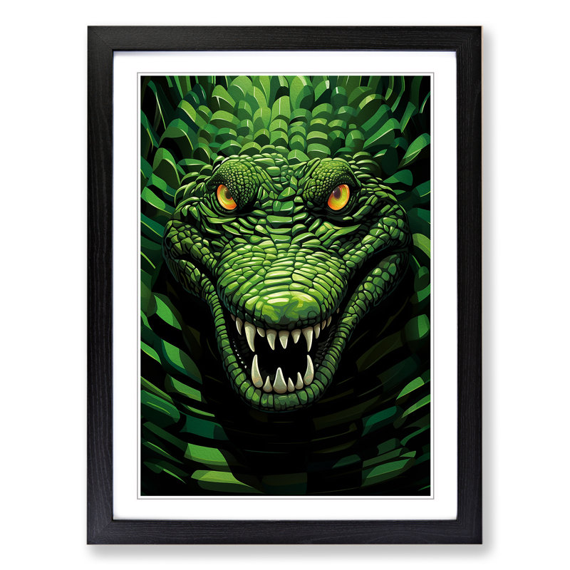 1 Piece Single Picture Frame Wall Art, 34cm H x 25cm W, Black Framed