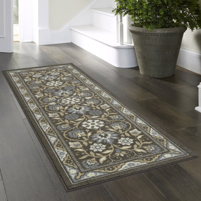 Tapis gris / brun Albia