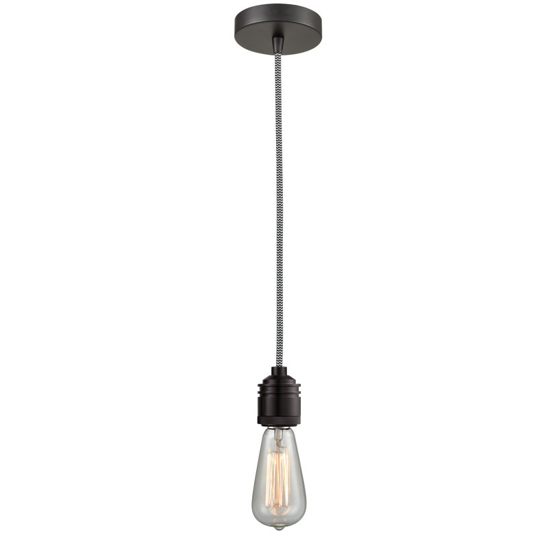 Cecil 1 - Light Single Pendant, Oil Rubbed Bronze