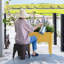 Ensemble de lit de jardin et tabouret 4 pièces Provence-102921151