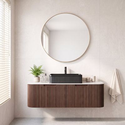 Ensemble de meuble-lavabo mural 48 po Carrara